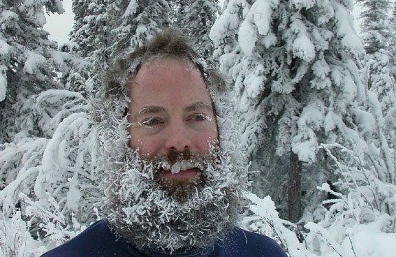 Beard of snow